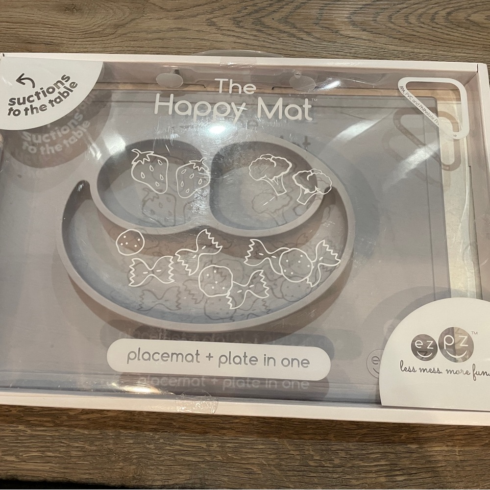 EZPZ The Happy Mat Placemat + Plate